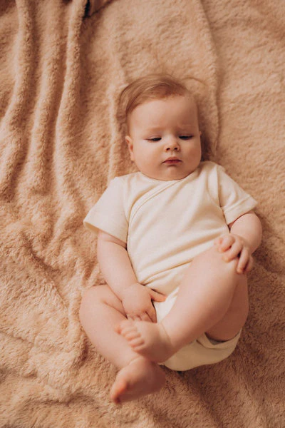 Body a manica corta in Lana e Seta – Wooly Organic - immagine 4