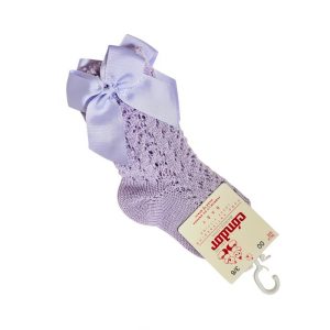 Calzino lungo traforato con fiocco – Condor