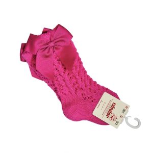 Calzino lungo traforato con fiocco – Condor