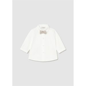 Camicia manica lunga con papillon neonato – Mayoral