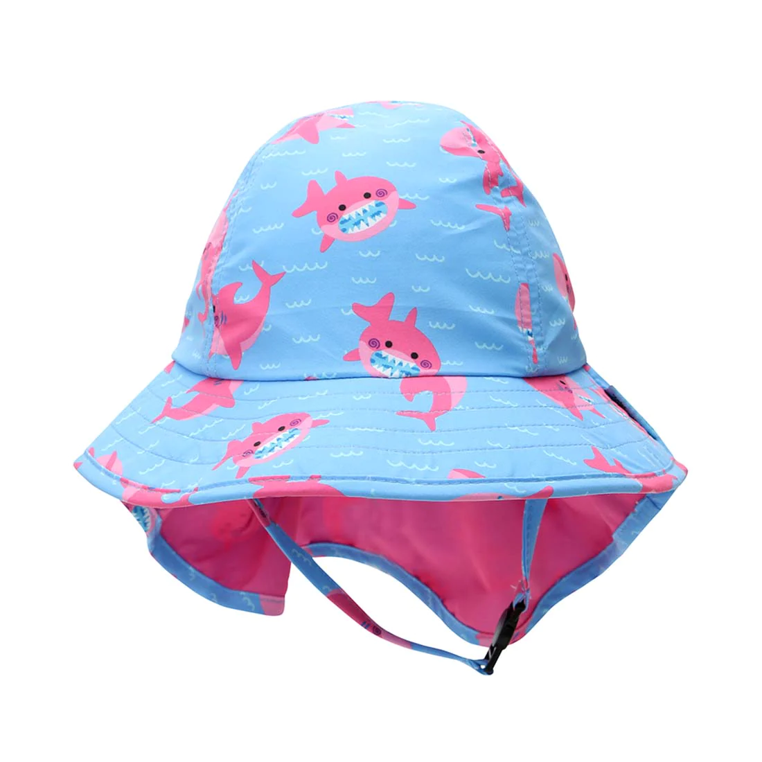 Cappellino estivo per bambini – Squalo Rosa - immagine 4