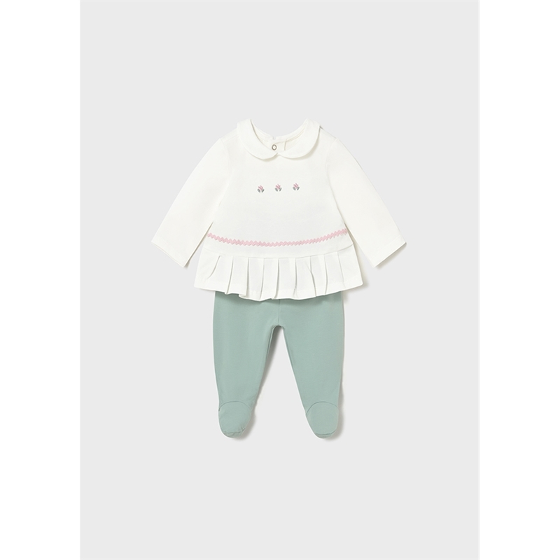 Completo ghettina e maglietta manica lunga neonata – Mayoral - immagine 2