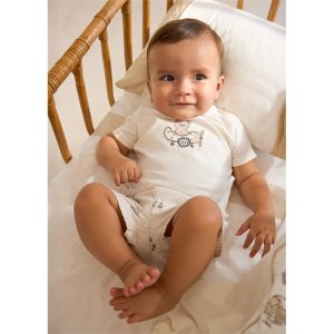 Completo pantaloncino e t-shirt orsetto neonato – Mayoral