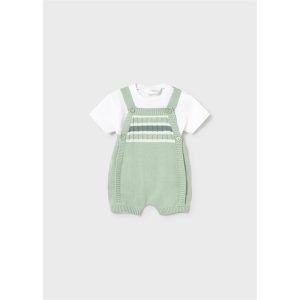 Completo salopette e t-shirt neonato – Mayoral