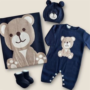 Coordinato Nascita in pura lana merino – Maglificio di Verona