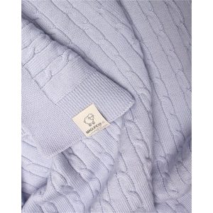 Coperta in lana a trecce – Maglificio di Verona