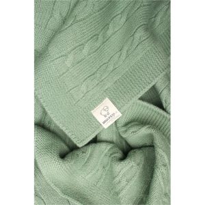 Coperta in lana a trecce – Maglificio di Verona