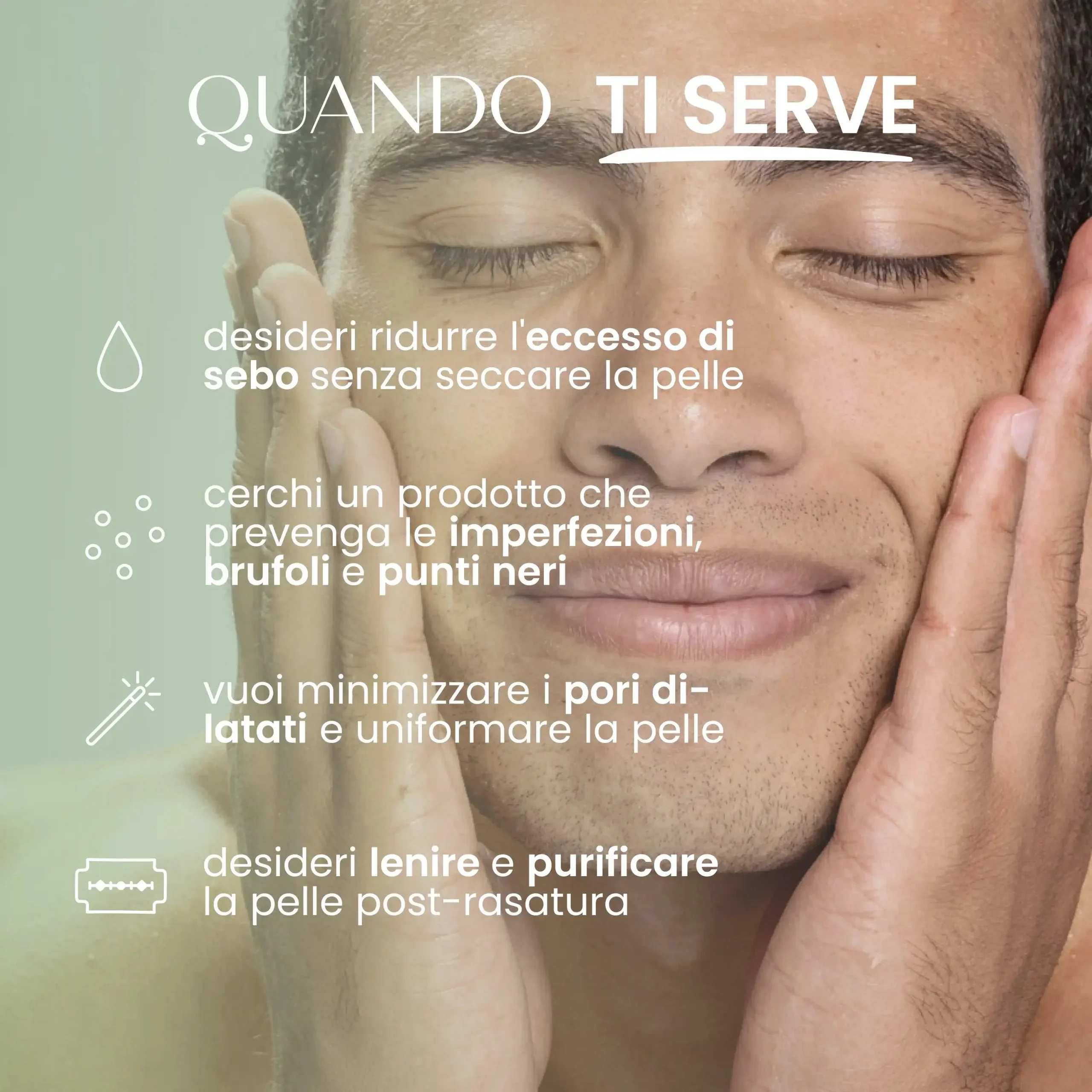 Siero Viso Solido Purificante – Senso Naturale - immagine 3