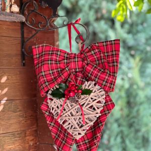 Fiocco fuori porta tartan