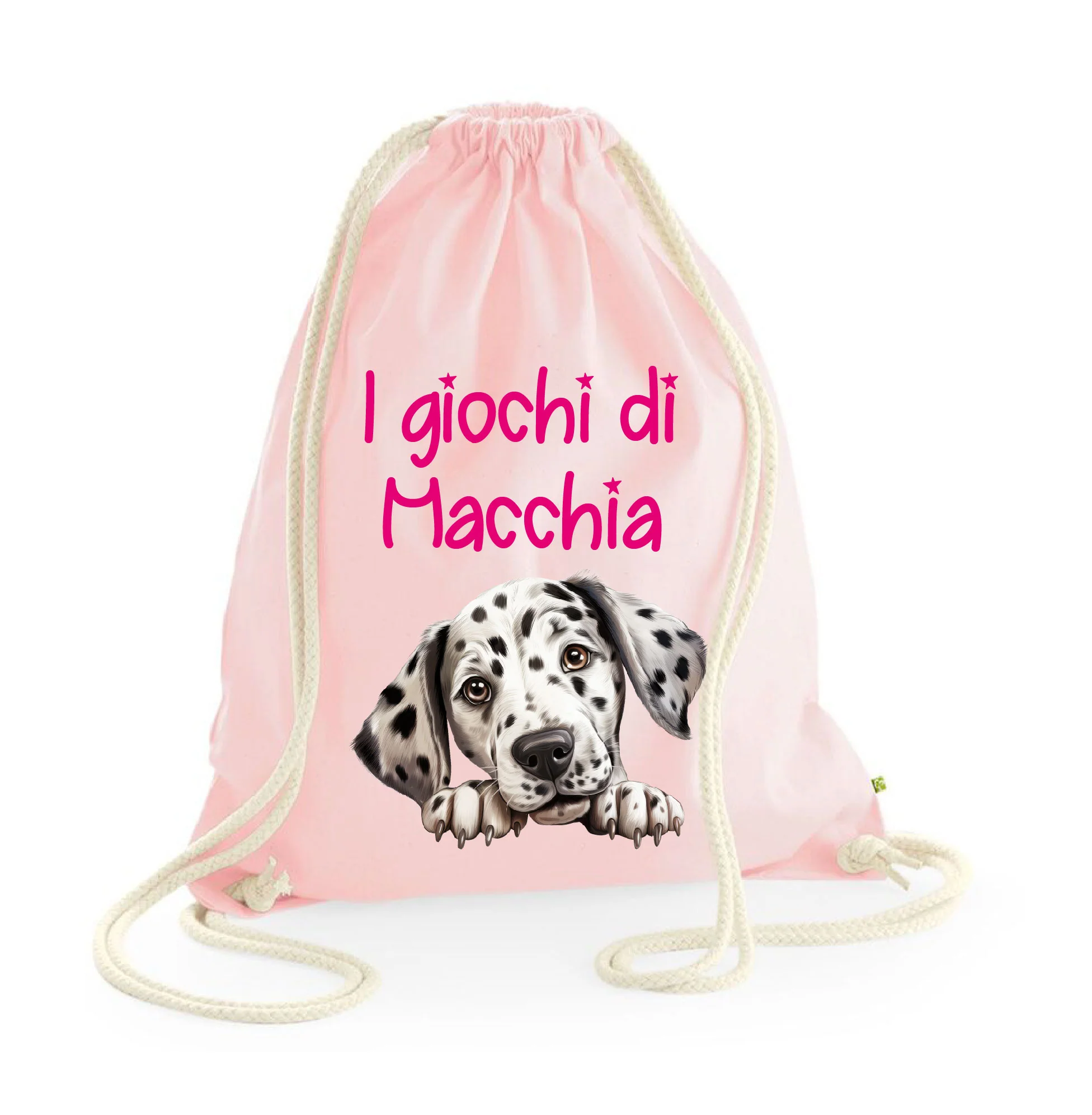 Sacca porta oggetti personalizzata cani Dalmata - immagine 8