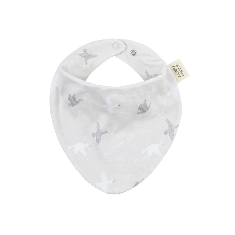 Bavaglino ochette in cotone biologico – Wooly Organic - immagine 2