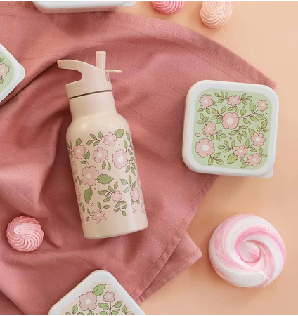 Borraccia in acciaio 350 ML – Fiori – A little lovely company - immagine 5