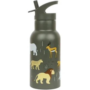Borraccia in acciaio 350 ML – Animali Savana – A little lovely company