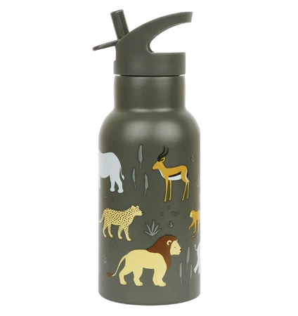 Borraccia in acciaio 350 ML – Animali Savana – A little lovely company - immagine 2