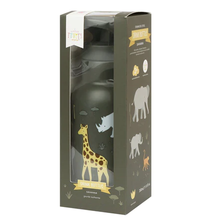 Borraccia in acciaio 350 ML – Animali Savana – A little lovely company - immagine 3