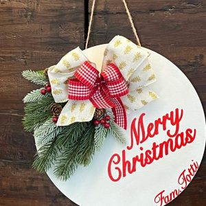 Ghirlanda Fuori Porta bianco