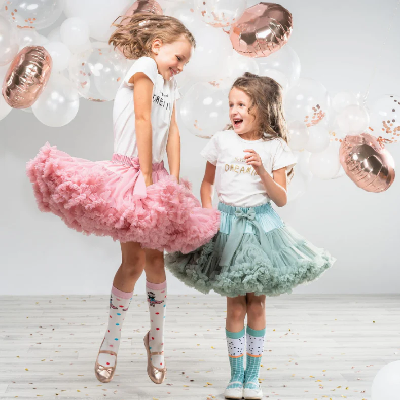 Gonna Ampia in Tulle Rosa Quarzo - immagine 7