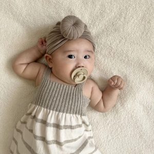 Abito in maglia Nicol Cream/Stone