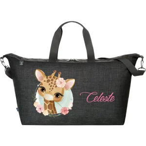 Borsone Family Giraffa personalizzabile con nome
