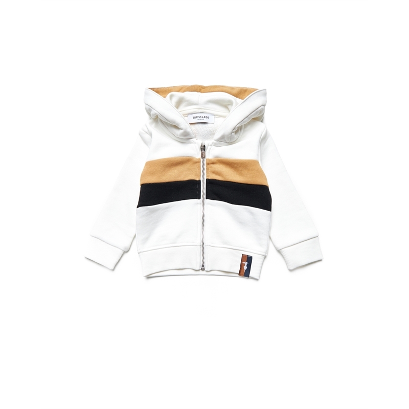 Felpa con zip – Trussardi Junior - immagine 2