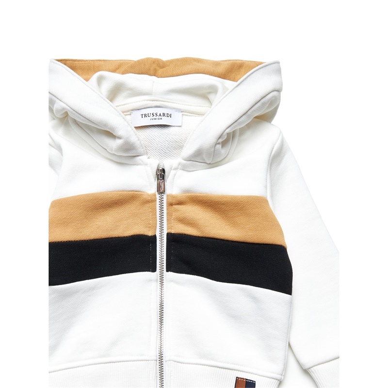 Felpa con zip – Trussardi Junior - immagine 4