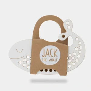 Giocattolo educativo Montessori ad intreccio – Jack la Balena – Milin