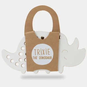 Giocattolo educativo Montessori ad intreccio – Trixie il Triceratopo – Milin
