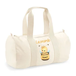 Borsone in cotone canvas personalizzato Ape Honey
