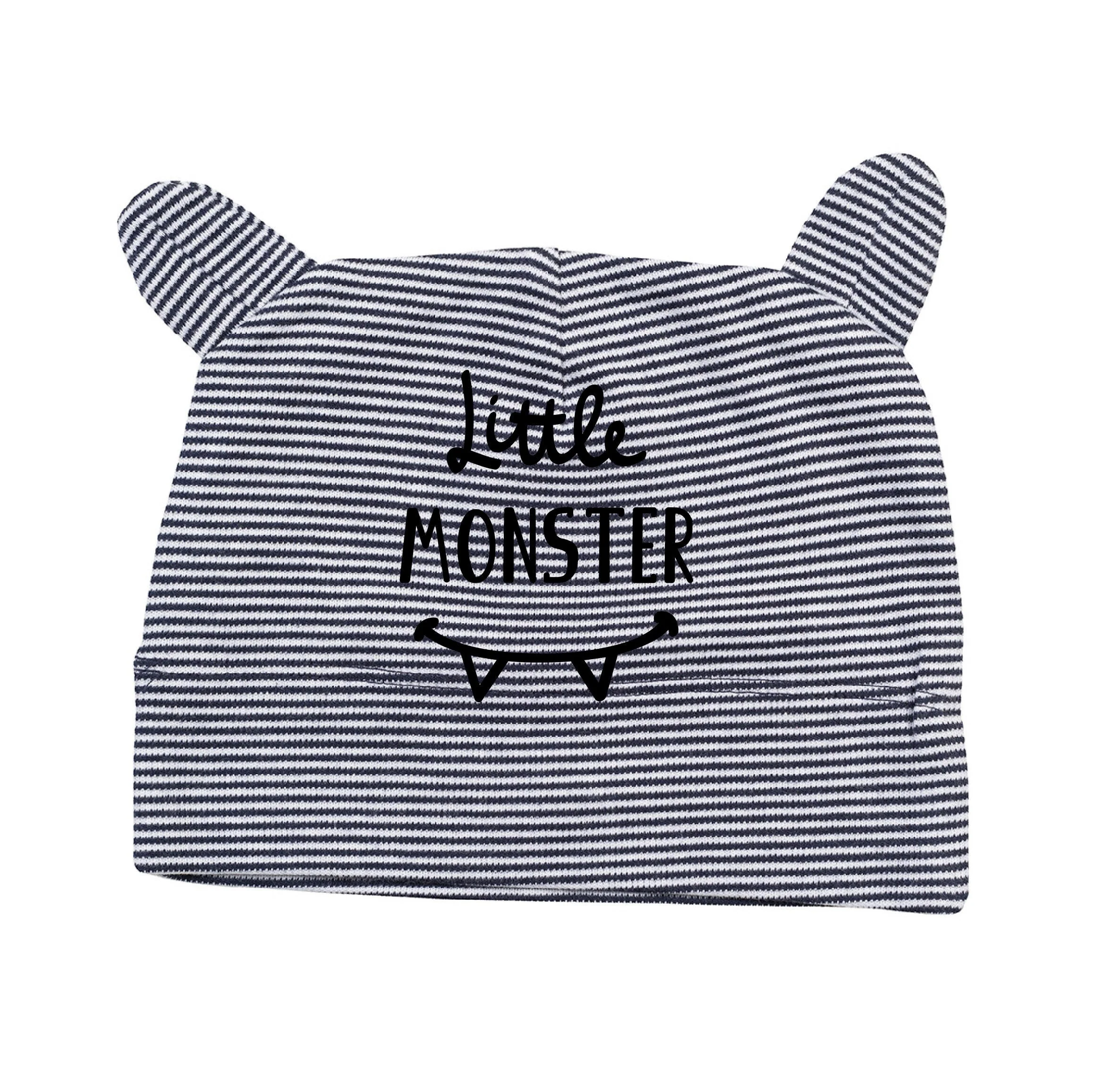 Cappellino a righe in cotone organico certicato - immagine 3