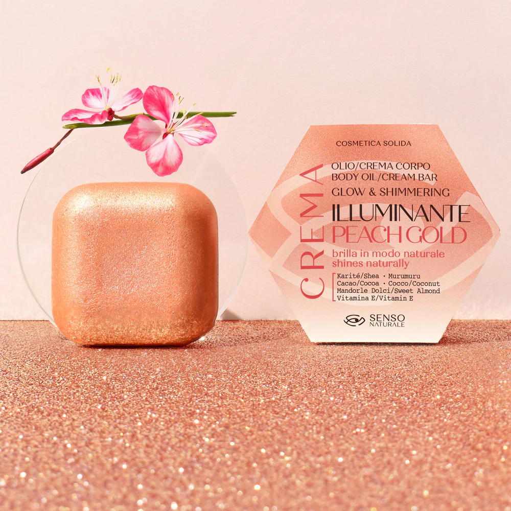 Olio corpo solido PEACH GOLD – Senso Naturale - immagine 2