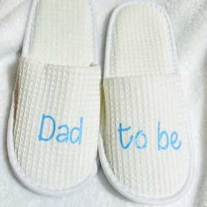 Pantofole/Ciabatte Dad To Be regalo futuro Papà