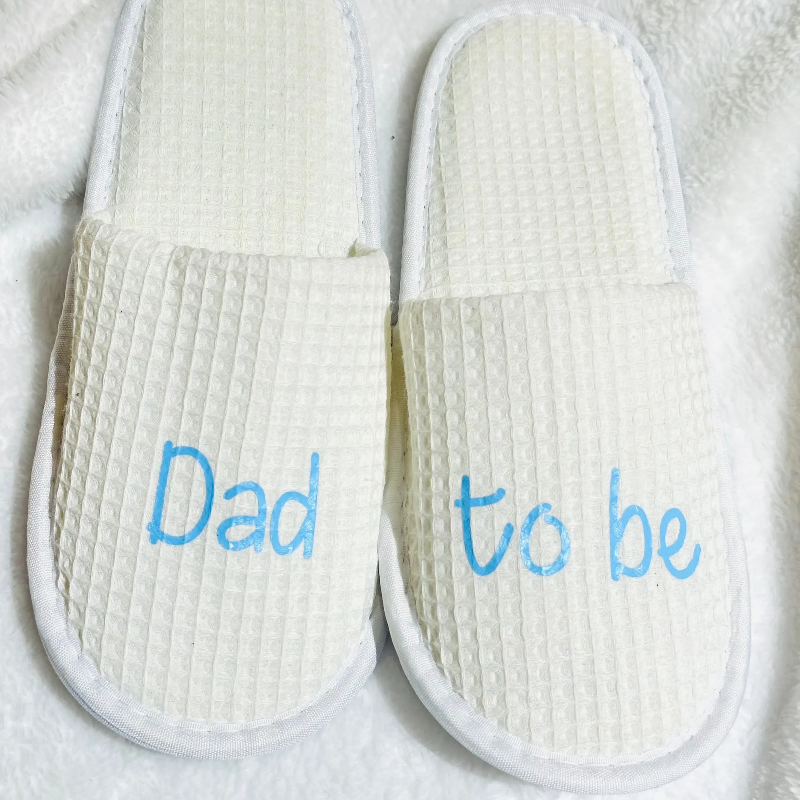 Pantofole/Ciabatte Dad To Be regalo futuro Papà - immagine 2