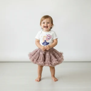 Body in 100% cotone Bambina e Farfalle