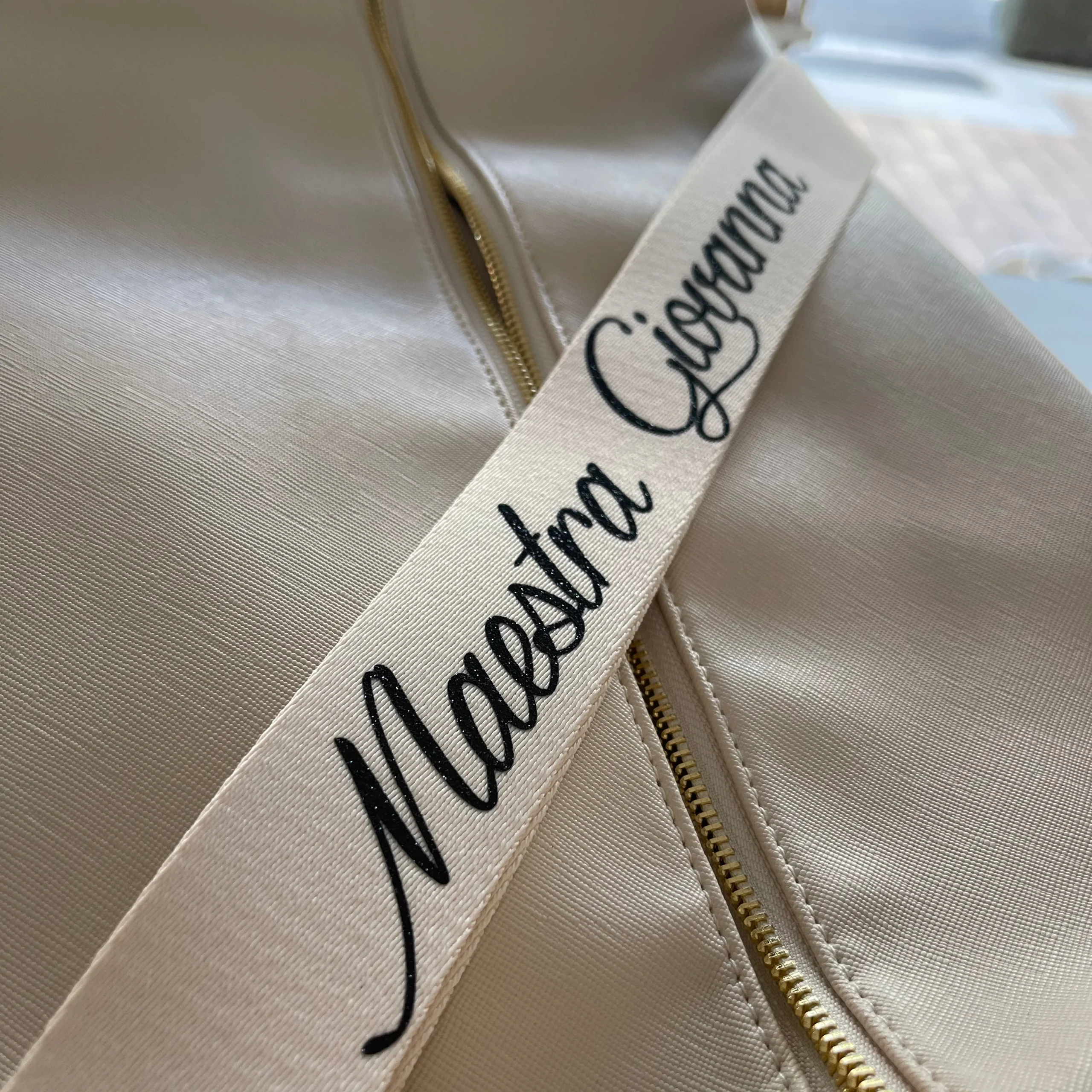 Borsone in simil Pelle con tracolla personalizzabile Oyster - immagine 3