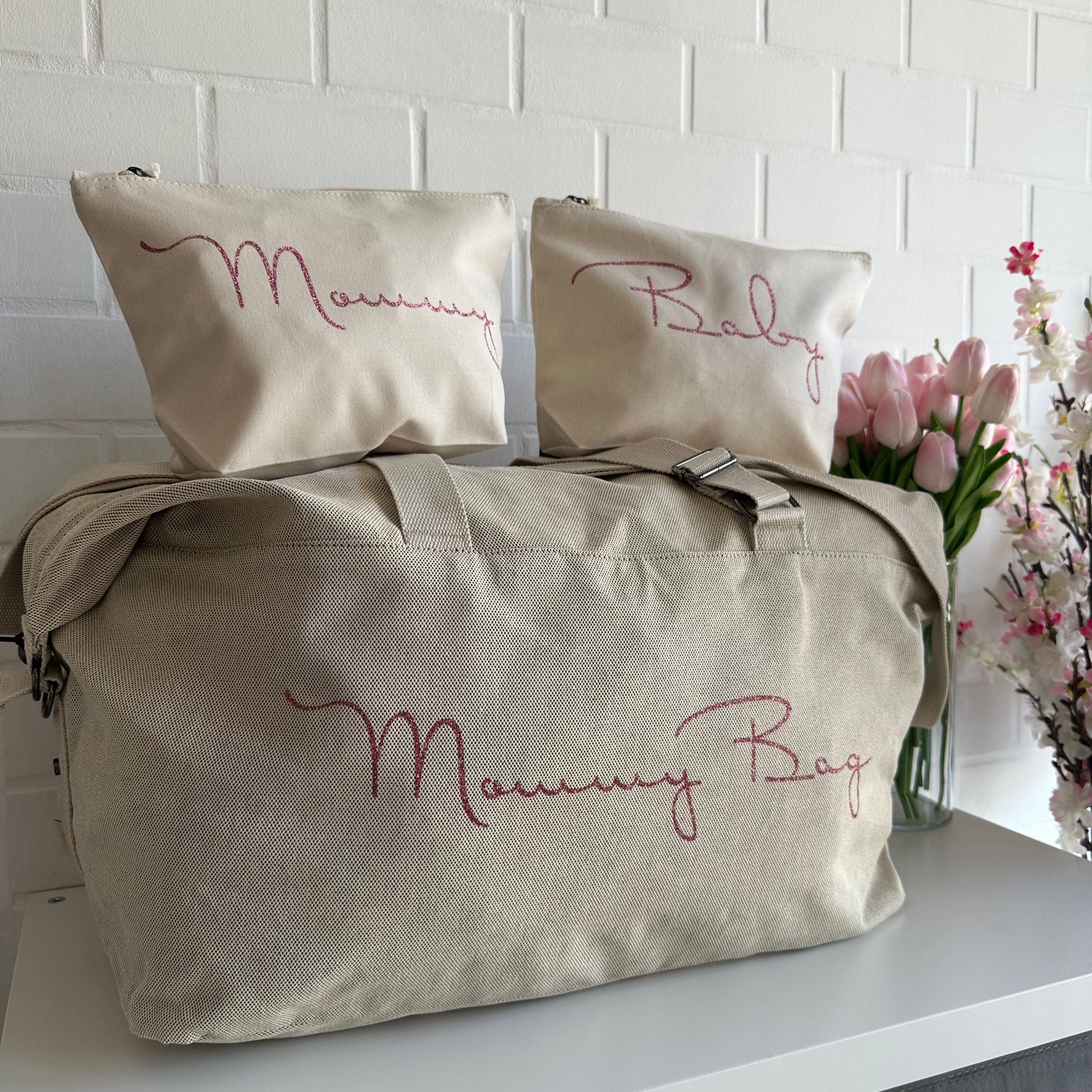 Borsone Mommy e due pochette Personalizzabili - immagine 3