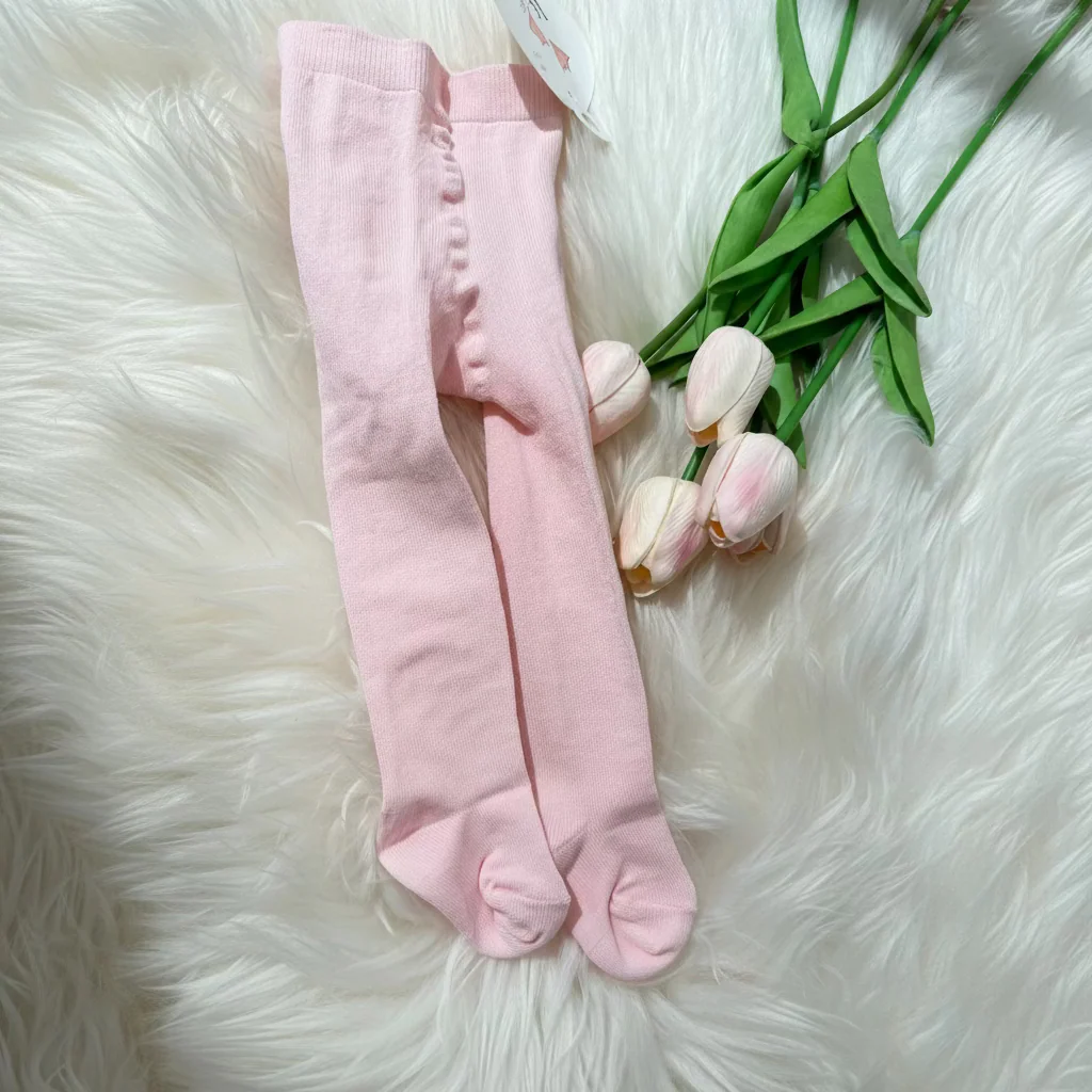 Calzamaglia Neonata Rosa con Volant elasticizzata - immagine 3