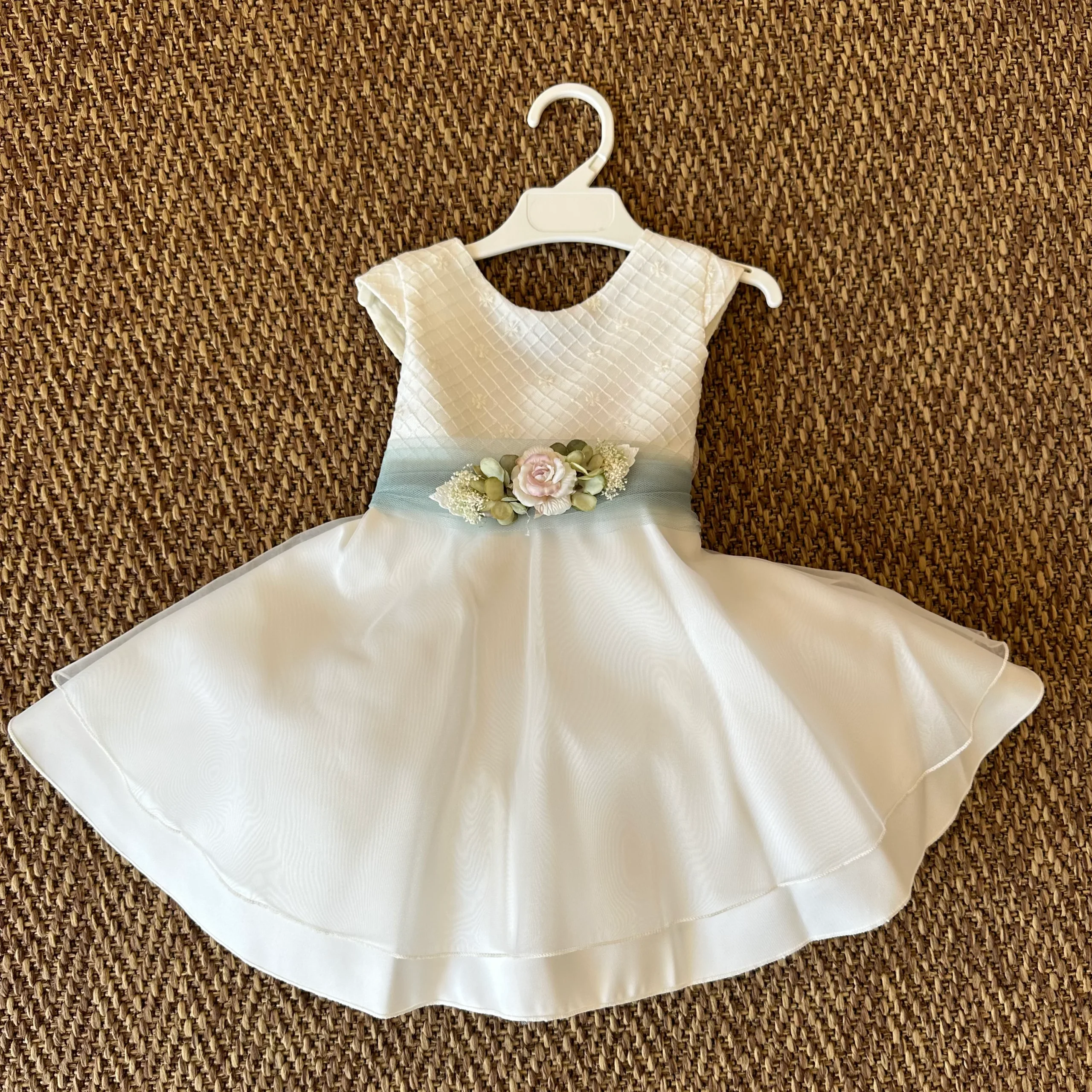 Abitino da cerimonia Bianco/Verde da 2 a 6 anni