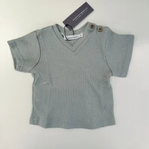 Shirt manica corta scollo V - 333 Azzurro