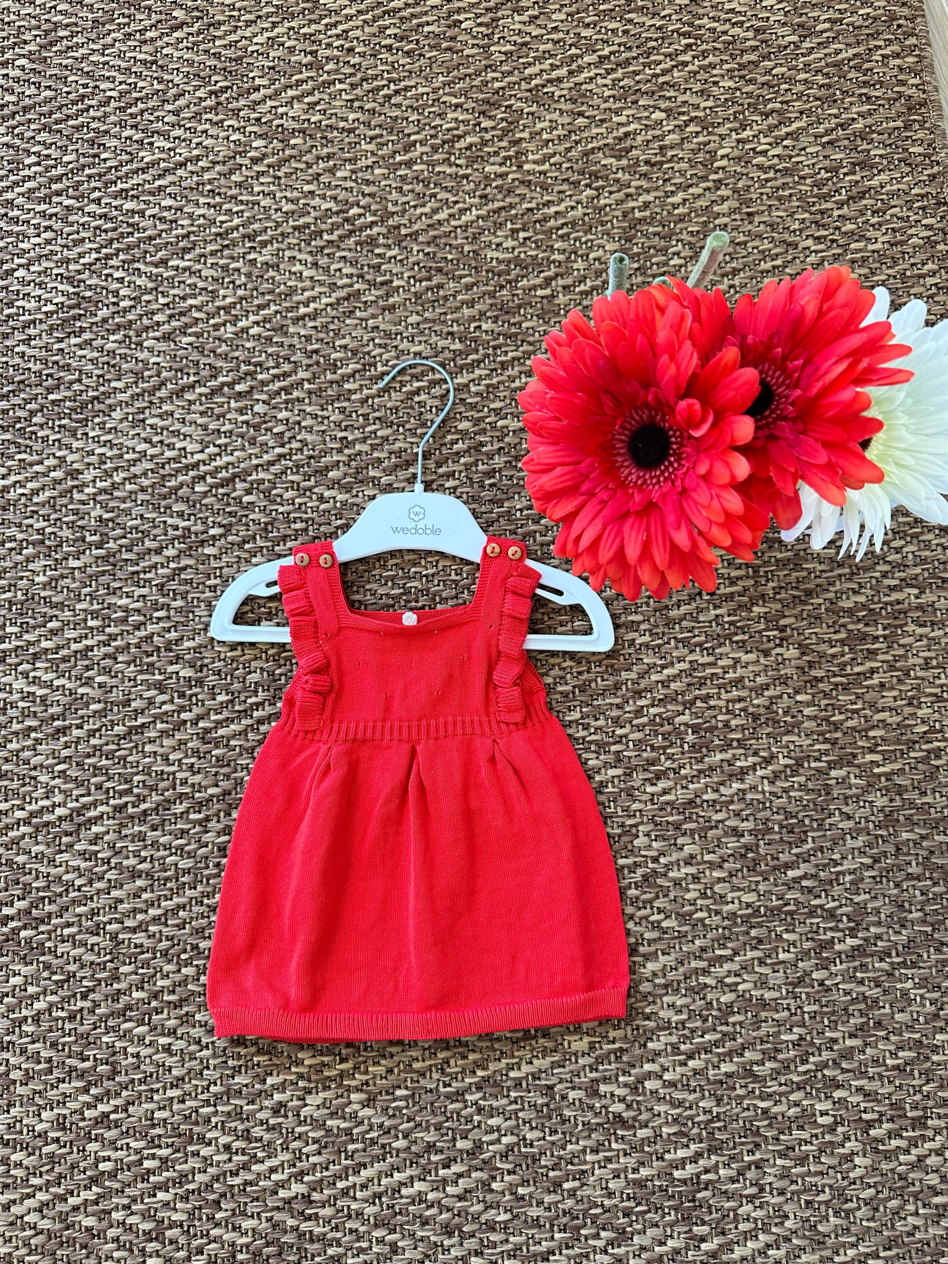 Abito in maglia fine Rosso - immagine 7