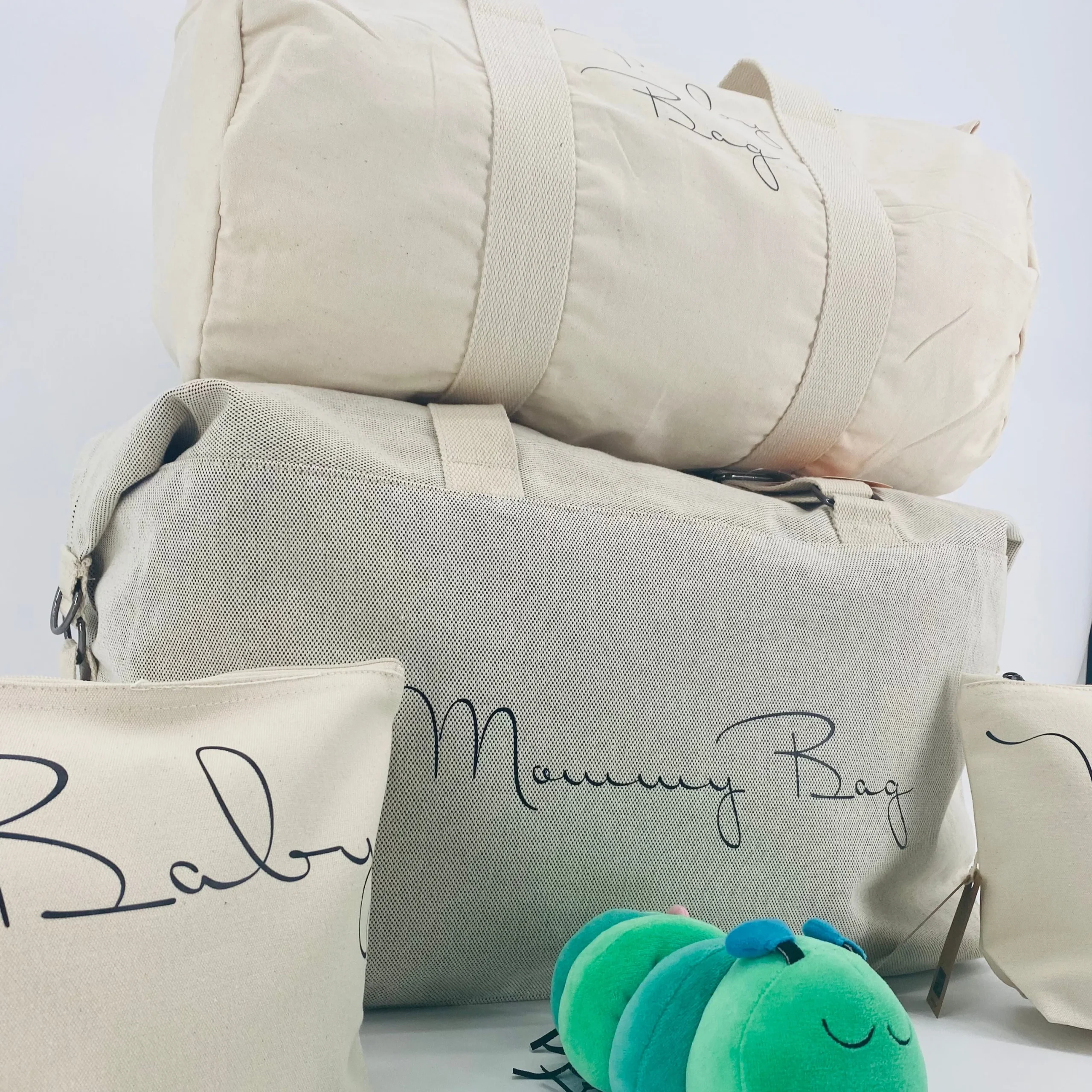 Borsone mamma, 1 borsone baby e 2 pochette Stilizzato - immagine 7