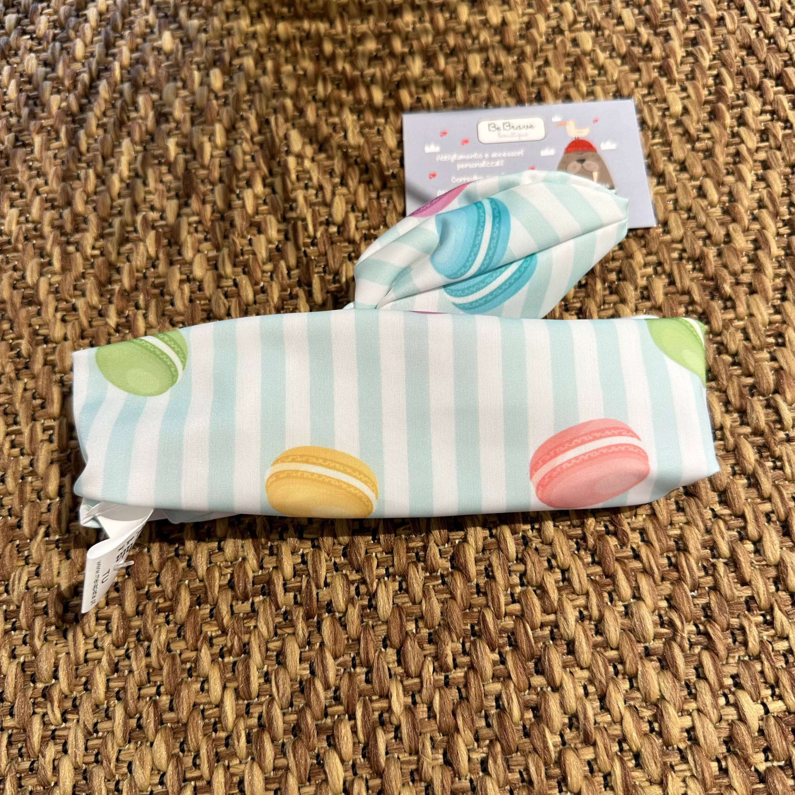 Fascia per capelli mare Macarons - immagine 3