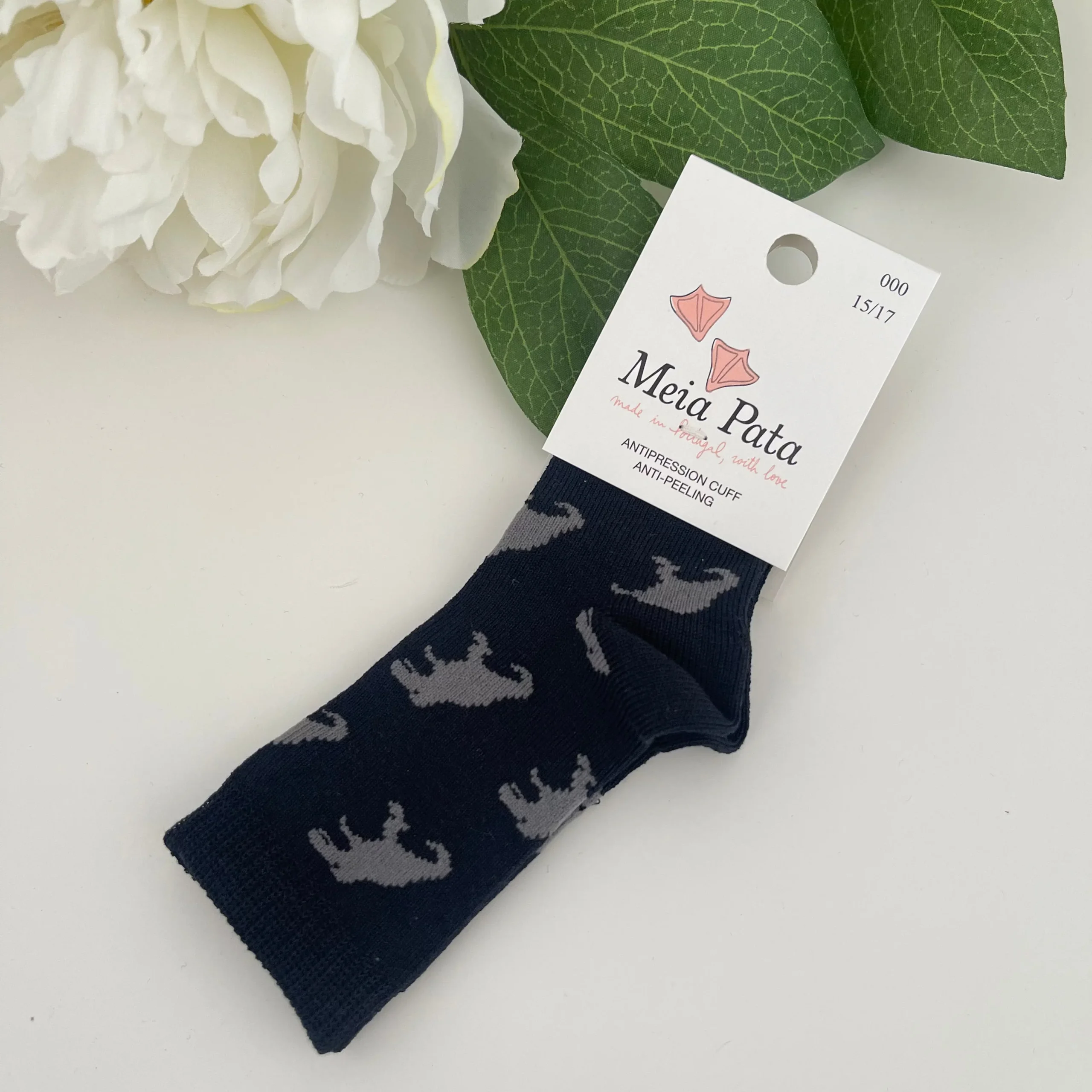 Calze bimbo in cotone con dinosauri Meia Pata - immagine 4