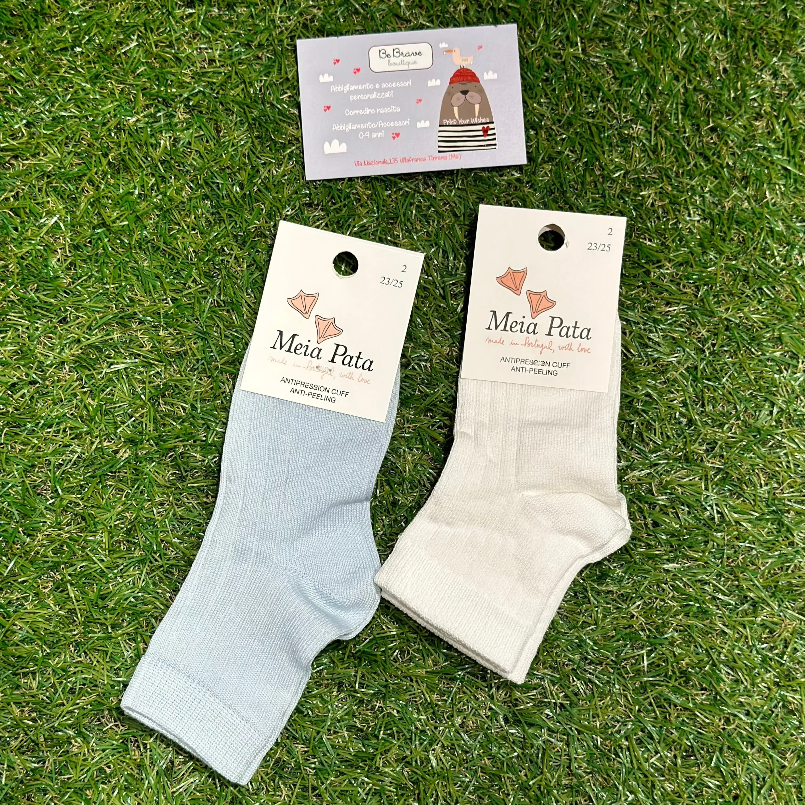 Calzini corti bimbo in cotone meia pata - immagine 5