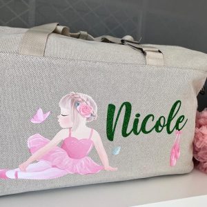 Borsone modello “Mommy” in polycotton Ballerina