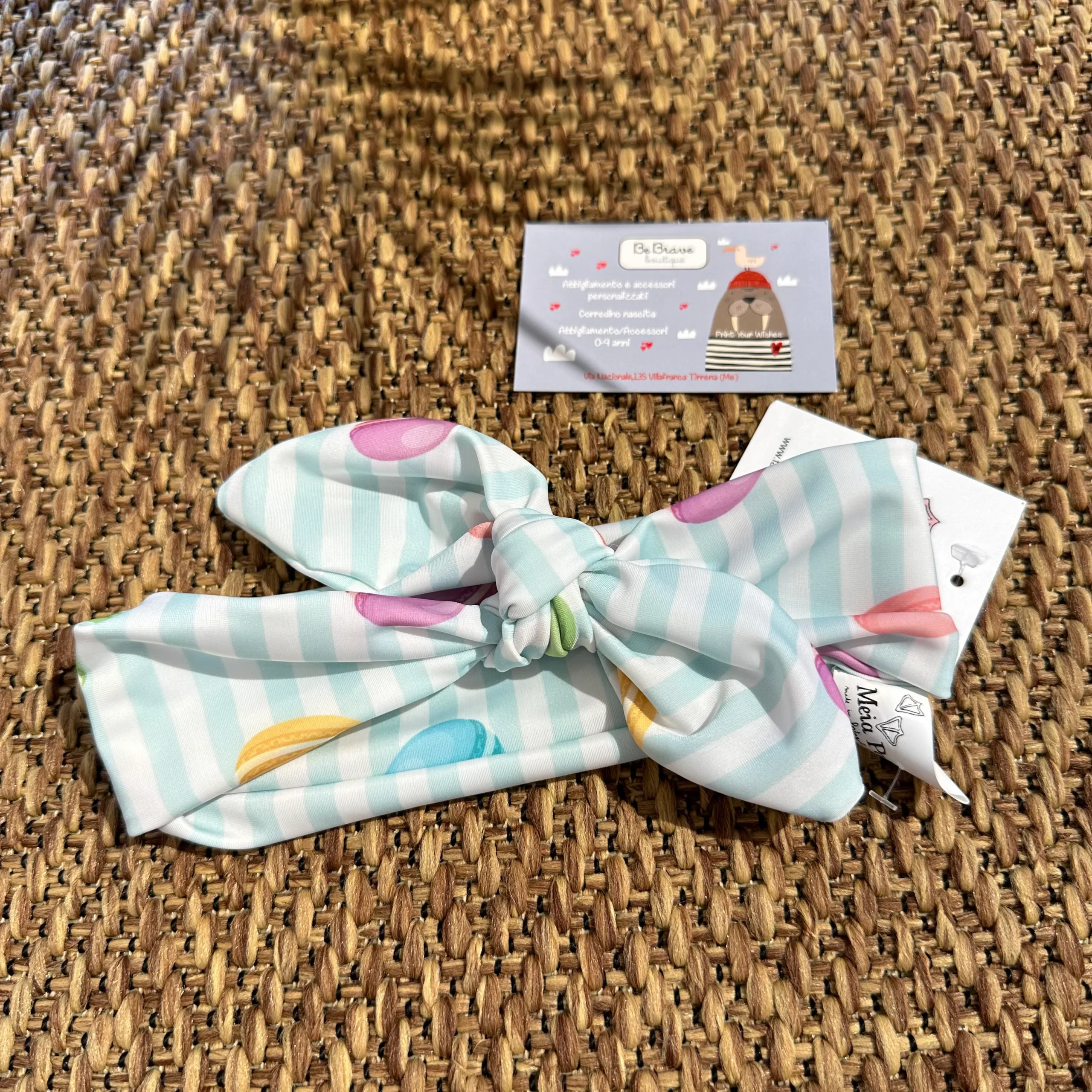 Fascia per capelli mare Macarons