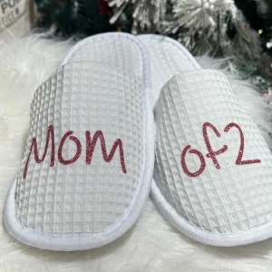 Pantofole/Ciabatte da parto o regalo personalizzabili