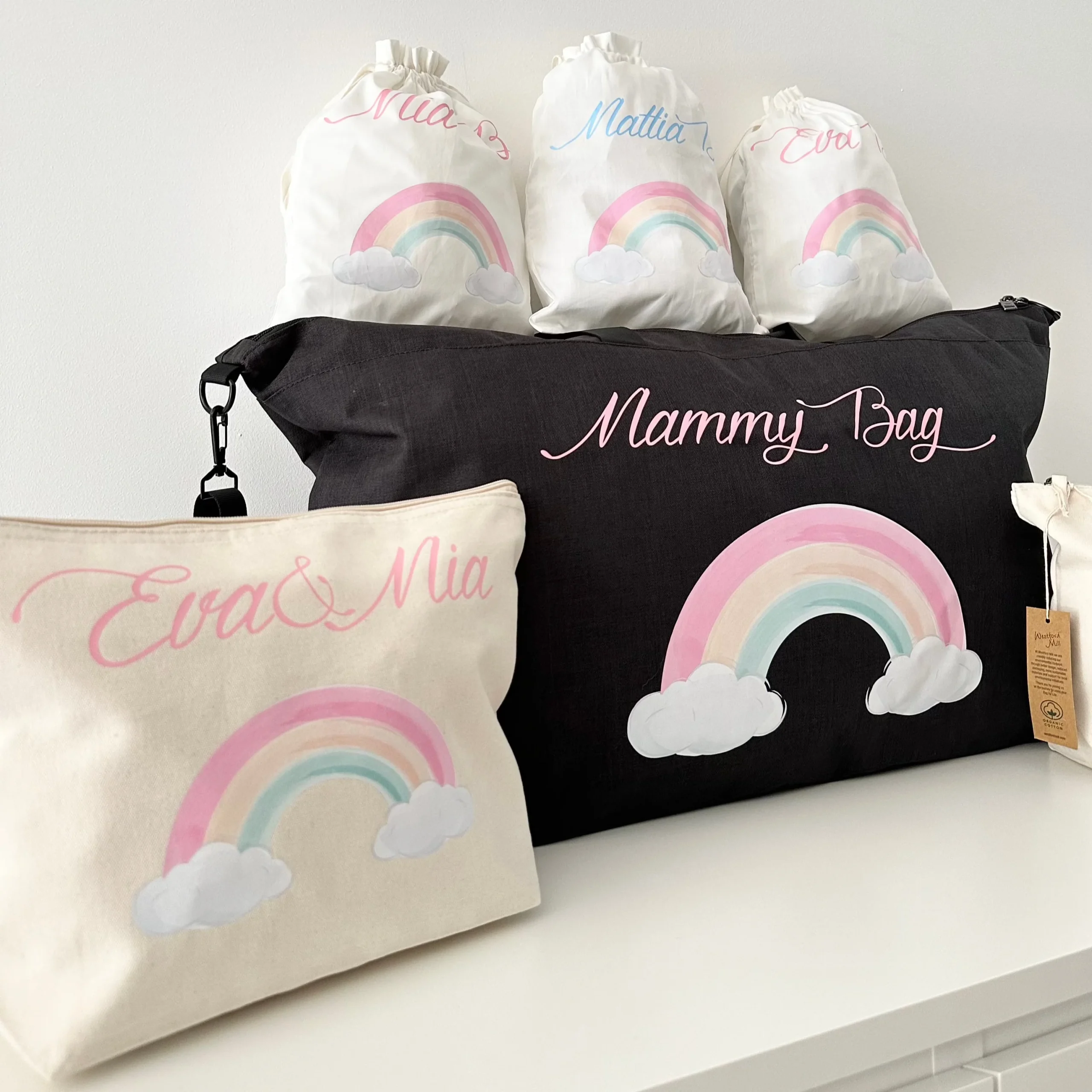 Set Borsone Family Arcobaleno adatto al parto - immagine 4