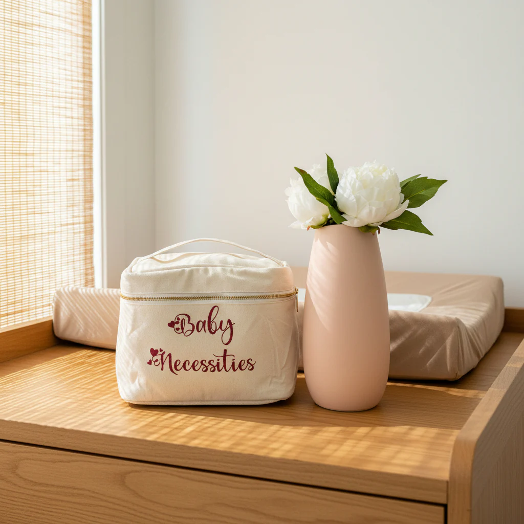 Beauty Case In cotone canvas Baby necessities - immagine 8