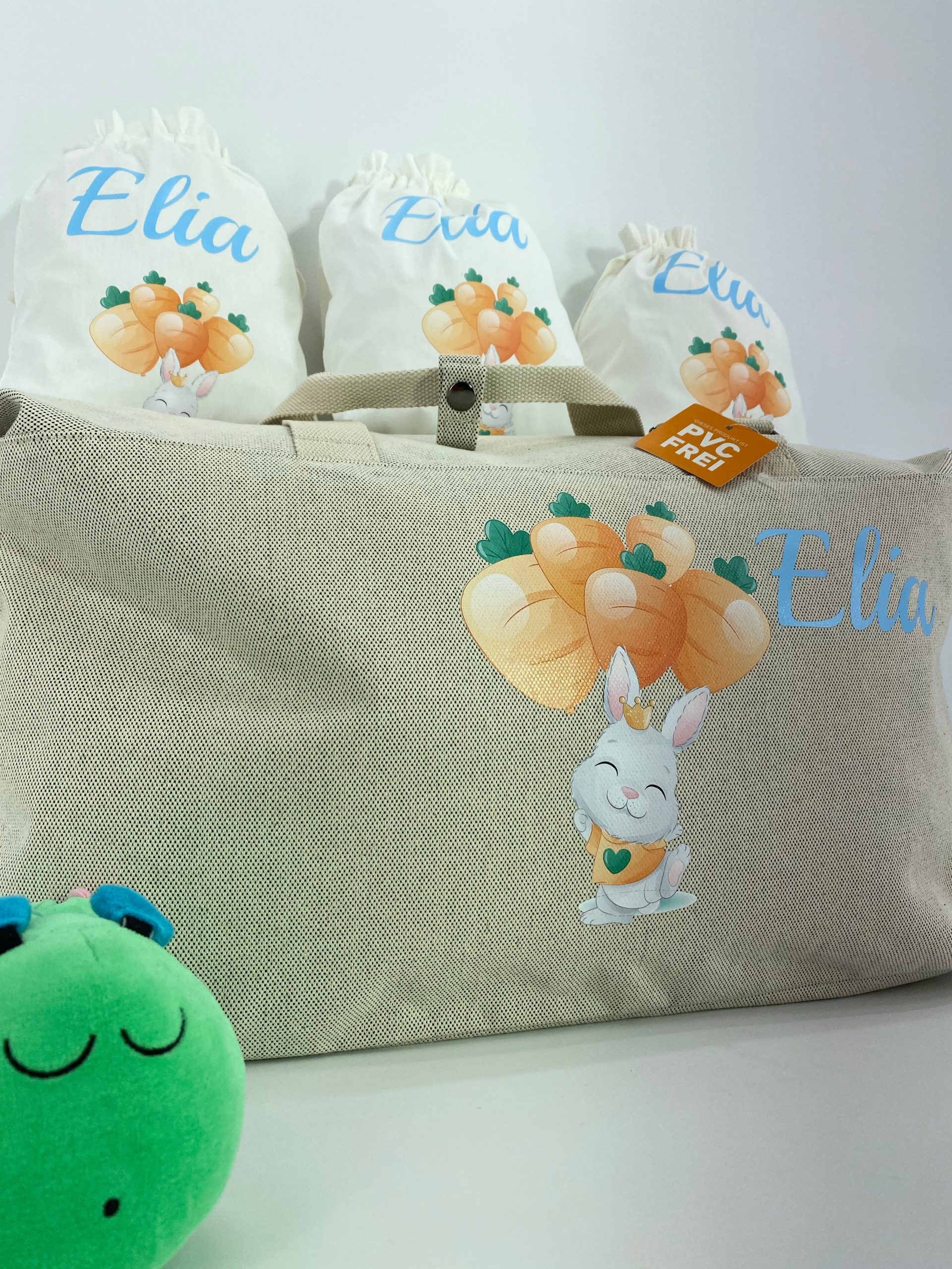 BORSONE CONIGLIETTO E 3 SACCHI PRIMI CAMBI - immagine 5