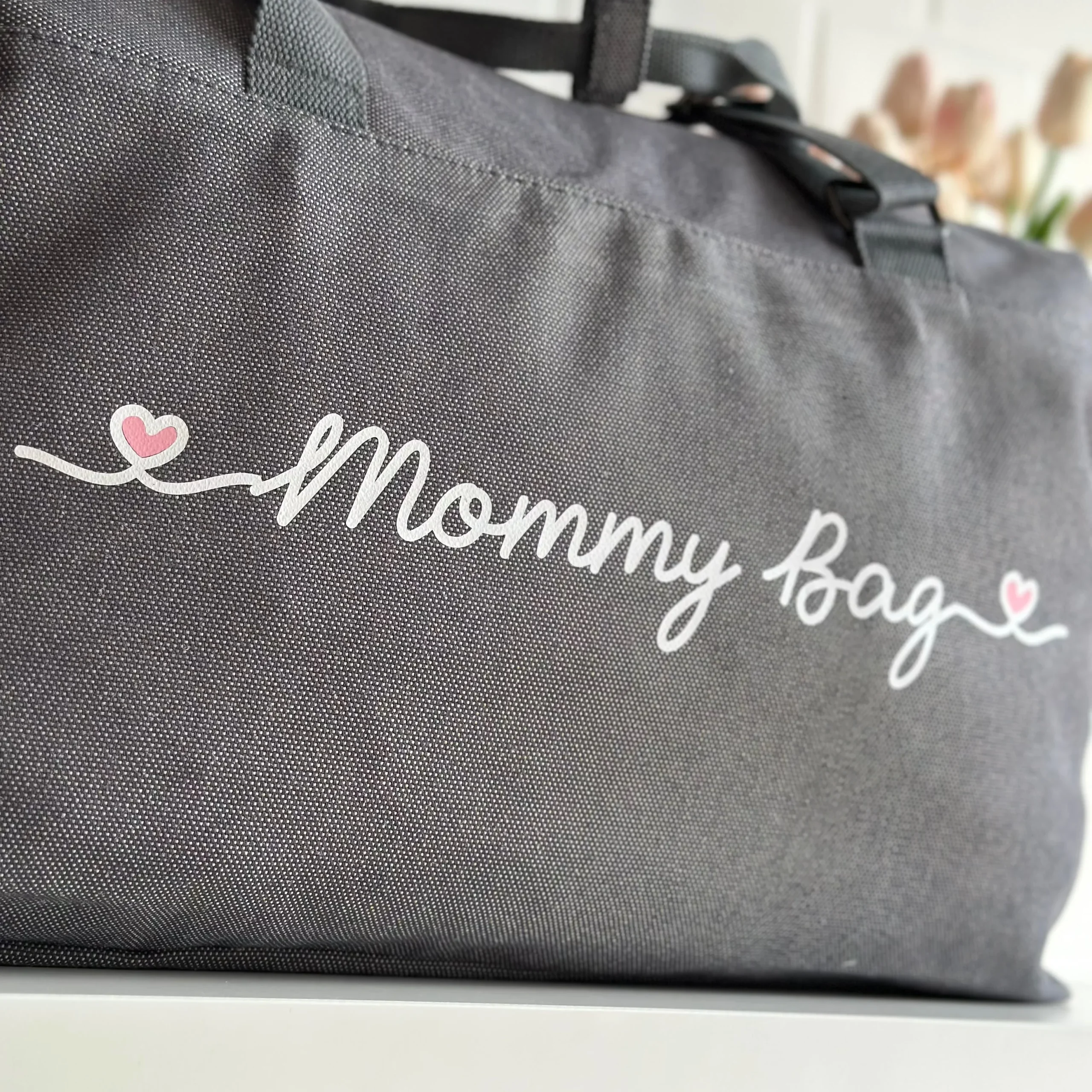 Borsone Mamma grigio E borsone Baby Blu - immagine 5